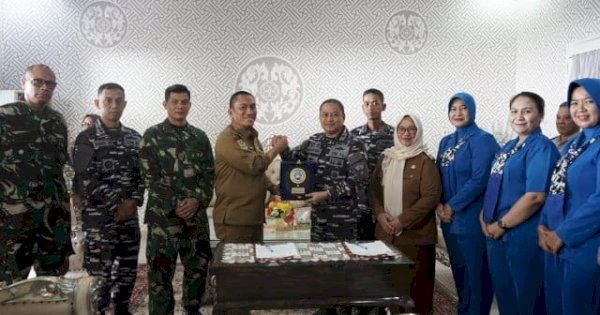 Bupati dan Wabup Lutim Terima Kunker Danlantamal VI Makassar