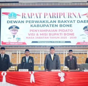 Bupati Andi Asman Paparkan Visi Misi Bupati dan Wakil Bupati Bone Maberre