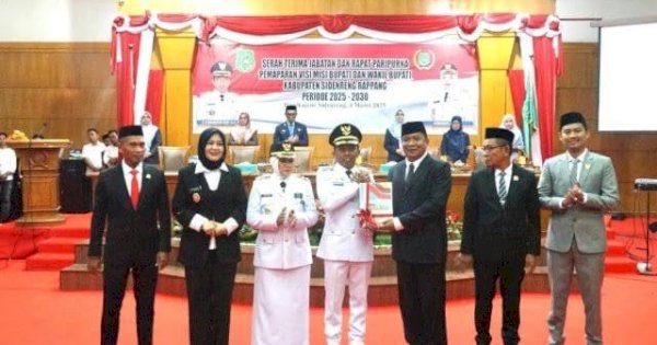 Wagub Sulsel Fatmawati Rusdi Hadiri Sertijab Bupati dan Wabup Sidrap