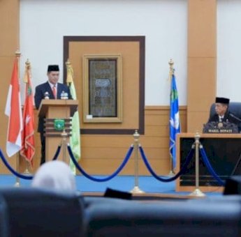 Pidato Perdana di DPRD, Bupati Yusran Lalogau Paparkan 12 Program Aksi Strategis untuk Pangkep Hebat