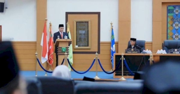 Pidato Perdana di DPRD, Bupati Yusran Lalogau Paparkan 12 Program Aksi Strategis untuk Pangkep Hebat
