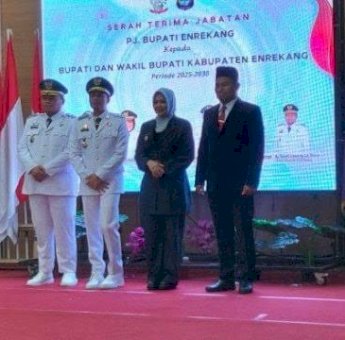 Hadiri Sertijab, Wagub Sulsel Fatmawati Rusdi Ke Bupati/Wabup Enrekang: Tidak Ada Lagi Titipan, Emban Amanah Masyarakat