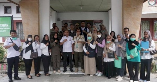 Hari Pertama, Tim TPOM Lutim Lakukan Pengawasan di Pasar Kalaena Kiri