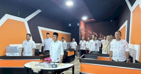 Wabup Soppeng bersama Kepala SKPD Ikuti Peluncuran IKPD MCP Tahun 2025 Secara Virtual
