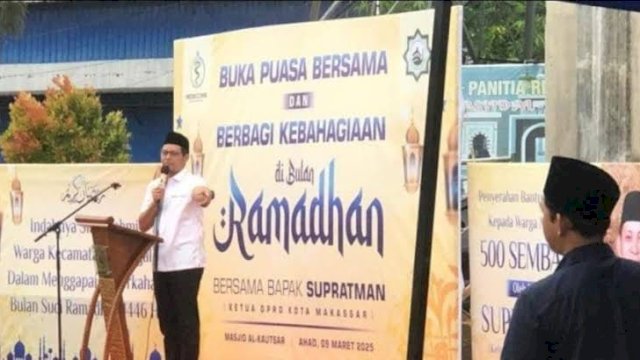 Ketua DPRD Kota Makassar, Supratman.