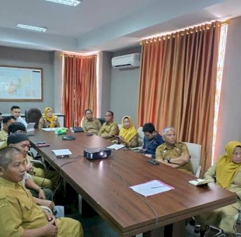 Wabup Sidrap dan TPID Rapat Virtual dengan Mendagri Jelang Idulfitri