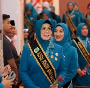 Sri Widiyati Irwan Resmi Dilantik sebagai Ketua TP PKK Pinrang Masa Bakti 2025&ndash;2030