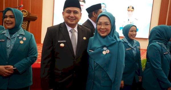 Resmi Dilantik Jadi Ketua PKK Makassar, Melinda Aksa Siap Kolaborasi dengan Program Provinsi dan Pusat