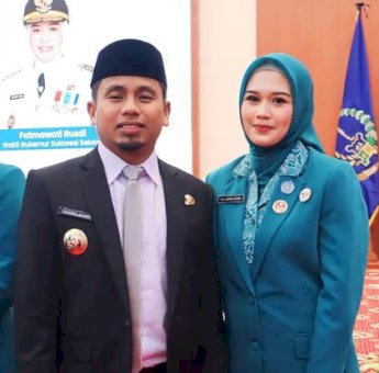 Wali Kota Tasming Hamid Hadiri Pelantikan dr. Andi Arfiah sebagai Ketua PKK Parepare