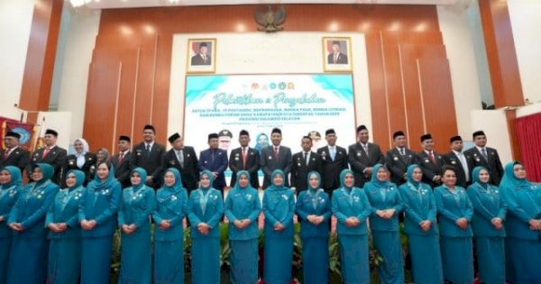 Resmi Dilantik, Ketua TP-PKK Luwu Utara Misnawati Andi Rahim Prioritaskan Kesejahteraan Keluarga dan Literasi