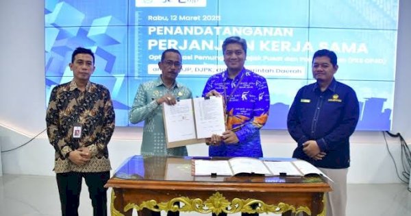 Sekda Sinjai Ikuti Penandatanganan PKS Optimalisasi Pemungutan Pajak Pusat Dan Daerah Via Daring
