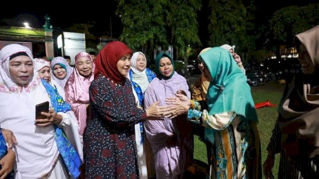 Wakil Wali Kota Makassar Aliyah Mustika Ilham Safari Ramadan di Masjid Baiturrahman Panaikang.