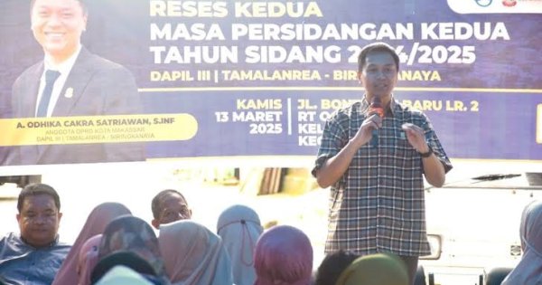 Andi Odhika Tutup Reses di Tamalanrea, Serap Aspirasi Warga Masalah Air Bersih dan Banjir