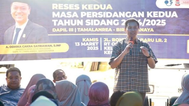 Anggota DPRD Kota Makassar, Andi Odhika Cakra Satriawan.