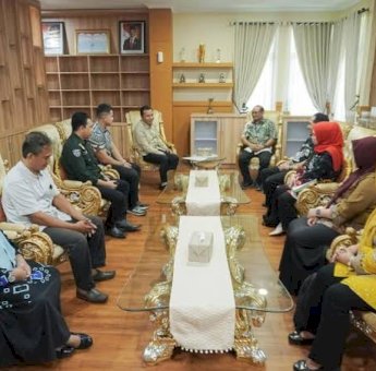 Bupati Lutra Andi Rahim Terima Kunjungan Inspektorat Provinsi