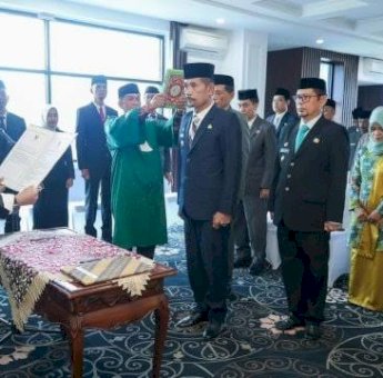 Tingkatkan Kinerja Pemerintahan, Bupati Andi Ina Lantik Abu Bakar Jadi Pj Sekda Barru