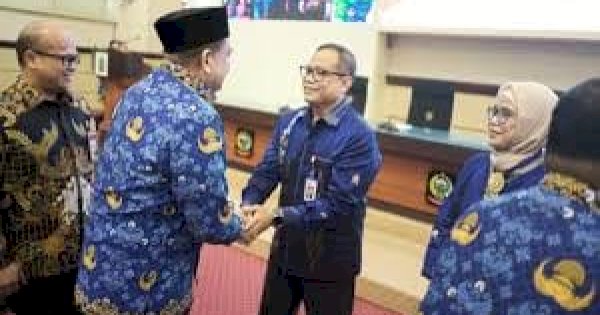 Perkuat Sinergi, Munafri Arifuddin Hadiri Pengukuhan Kepala OJK Sulselbar