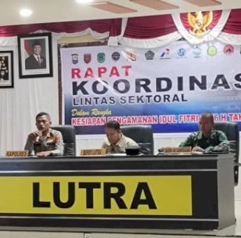 Jelang Idulfitri, Pemkab Bersama Polres Lutra Gelar Rakor Kesiapan Pengamanan