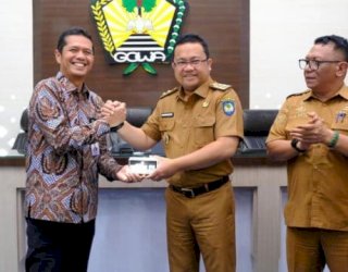 BI &ndash; Pemkab Gowa Teken MoU Digitalisasi Transaksi, Wabup Minta Bank Sulselbar Segera Terbitkan Kartu Kredit