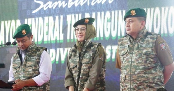 Ketua DPRD Sulsel Rachmatika Dewi Dikukuhkan Jadi Warga Kehormatan Divisi Infanteri 3 Kostrad