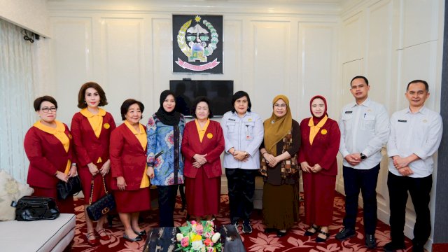 Wakil Gubernur Sulawesi Selatan, Fatmawati Rusdi Terima Kunjungan IWATI