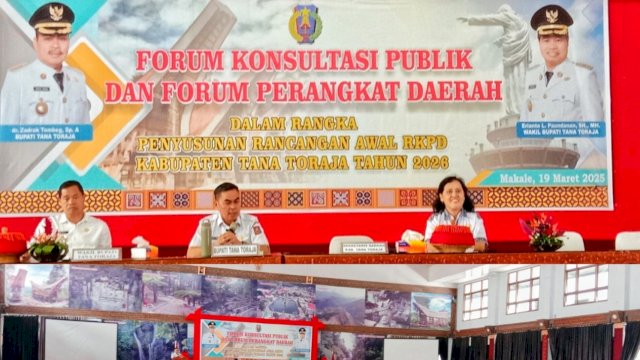 Bupati Tana Toraha Zadrak Tombeg Buka FKFPD.