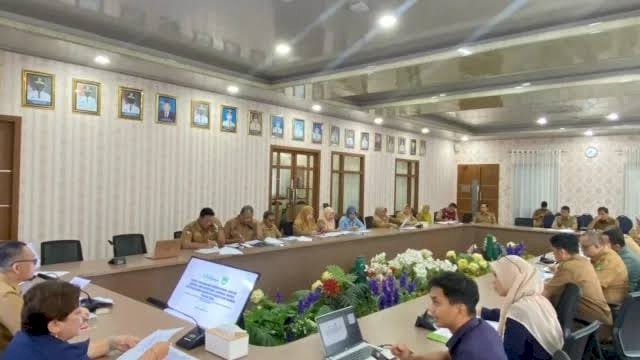 BPJS Ketenagakerjaan Bersama Pemkab Maros Bahas Perlindungan Pekerja Rentan.