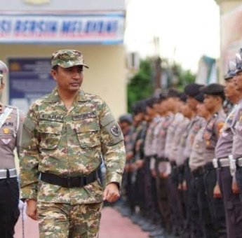 Apel Gelar Pasukan, Bupati Lutra Andi Rahim Pastikan Kesiapan Pengamanan Lebaran