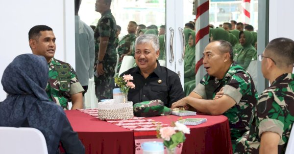 Bupati Irwan Hamid Sambut Kehadiran Pangdam XIV/Hasanuddin Mayjen TNI Windiyatno di Makodim 1404/Pinrang