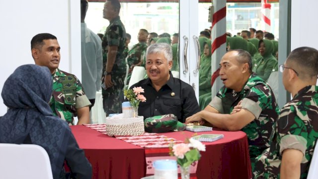 Bupati Pinrang, Irwan Hamid Sambut Kehadiran Pangdam XIV/Hasanuddin Mayjen TNI Windiyatno.