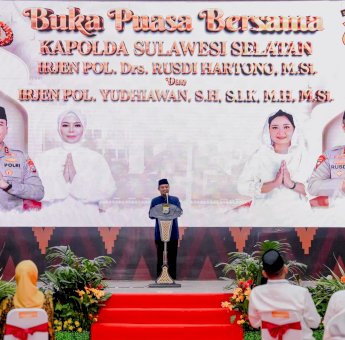 Gubernur Andi Sudirman Hadiri Buka Puasa Bersama Kapolda Sulsel, Tekankan Sinergi Pembangunan dan Keamanan