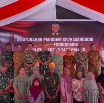 Pangdam Hasanuddin Silaturahim dengan Bupati/ Wali Kota se-Luwu Raya, Tekankan soal MBG-Ketahan Pangan