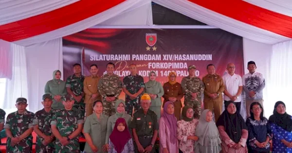 Pangdam Hasanuddin Silaturahim dengan Bupati/ Wali Kota se-Luwu Raya, Tekankan soal MBG-Ketahan Pangan