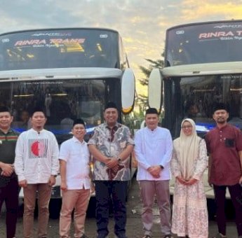 Rinra Trans, PO Bus Pertama dari Maros Mulai Beroperasi-Bupati Chaidir Syam Apresiasi