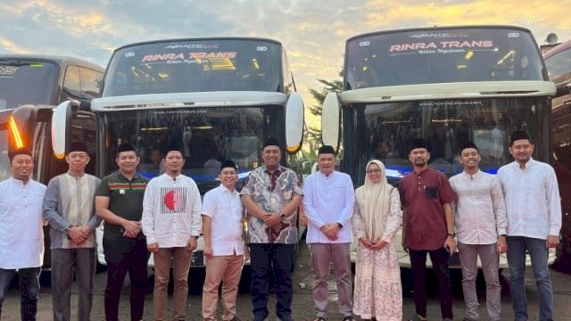 PO Bus Pertama dari Maros Mulai Beroperasi.