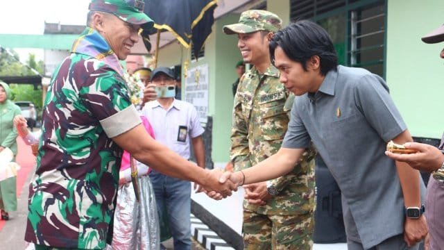 Bupati, Ketua DPRD Bersama Dandim 1419 Enrekang Sambut Kunjungan Pangdam XIV Hasanuddin.