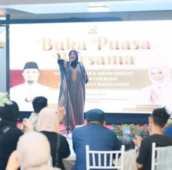 Buka Puasa Bersama, Wagub Sulsel Fatmawati Rusdi Ajak Tiktokers Perbanyak Konten-konten Edukatif