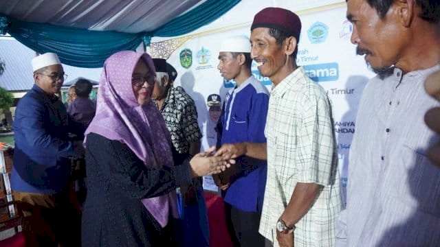 Wabup Puspawati Husler Apresiasi Peran DPD Wahdah Islamiyah Luwu Timur.