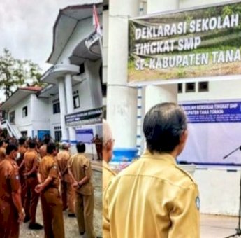 Bupati Tana Toraja Zadrak Tombeg Deklarasi Sekolah Bersinar