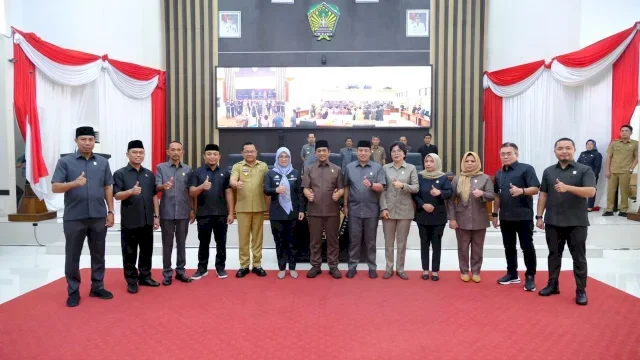 Bupati Gowa Husniah Talenrang Minta DPRD Bersinergi Sukseskan Program 100 Hari Kerja.