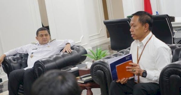 Bertemu Kepala BPS Makassar, Munafri: Validasi Data Kunci Efektivitas Kebijakan Makassar