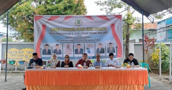 DPRD Palopo Gelar Reses, Warga Keluhkan Masalah Banjir di Kecamatan Wara