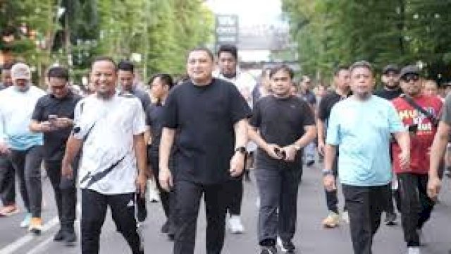 Wali Kota Munafri Hadiri CFD Perdana Usai Idul Fitri, Ajak Warga Jaga Gaya Hidup Sehat