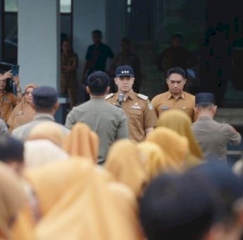 Apel Perdana Seusai Lebaran, Bupati Pangkep Yusran: Langsung Kerja dan Berikan Pelayanan yang Terbaik untuk Masyarakat