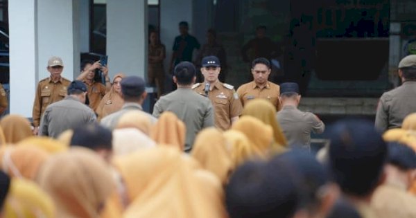 Apel Perdana Seusai Lebaran, Bupati Pangkep Yusran: Langsung Kerja dan Berikan Pelayanan yang Terbaik untuk Masyarakat