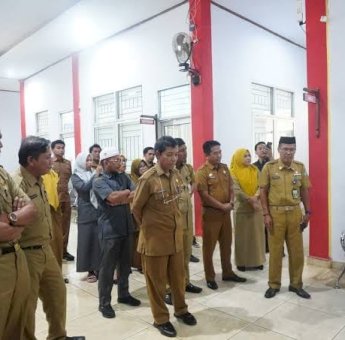 Hari Pertama Kerja Pasca Lebaran, Wabup Lutim Puspa Sidak Sejumlah SKPD