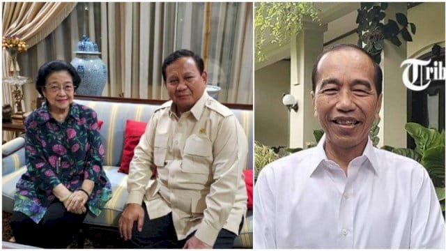 Jokowi, Prabowo dan Megawati.