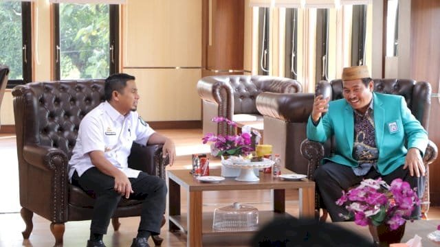 Wali Kota Tasming Hamid Terima Audiens IAIN Parepare.
