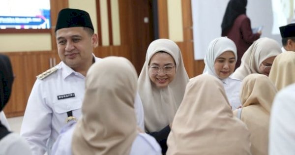 Hadiri Halal Bihalal Bersama Pendidik Makassar, Melinda Aksa: Pentingnya Kolaborasi Pendidikan dan Keluarga