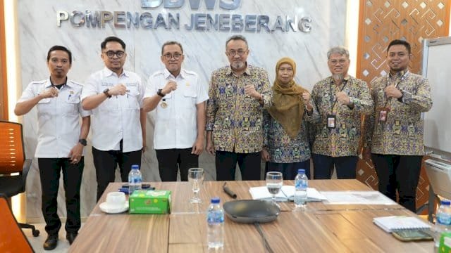 Bupati Jeneponto Paris Yasir Kunjungi BBWS Pompengan Jeneberang.